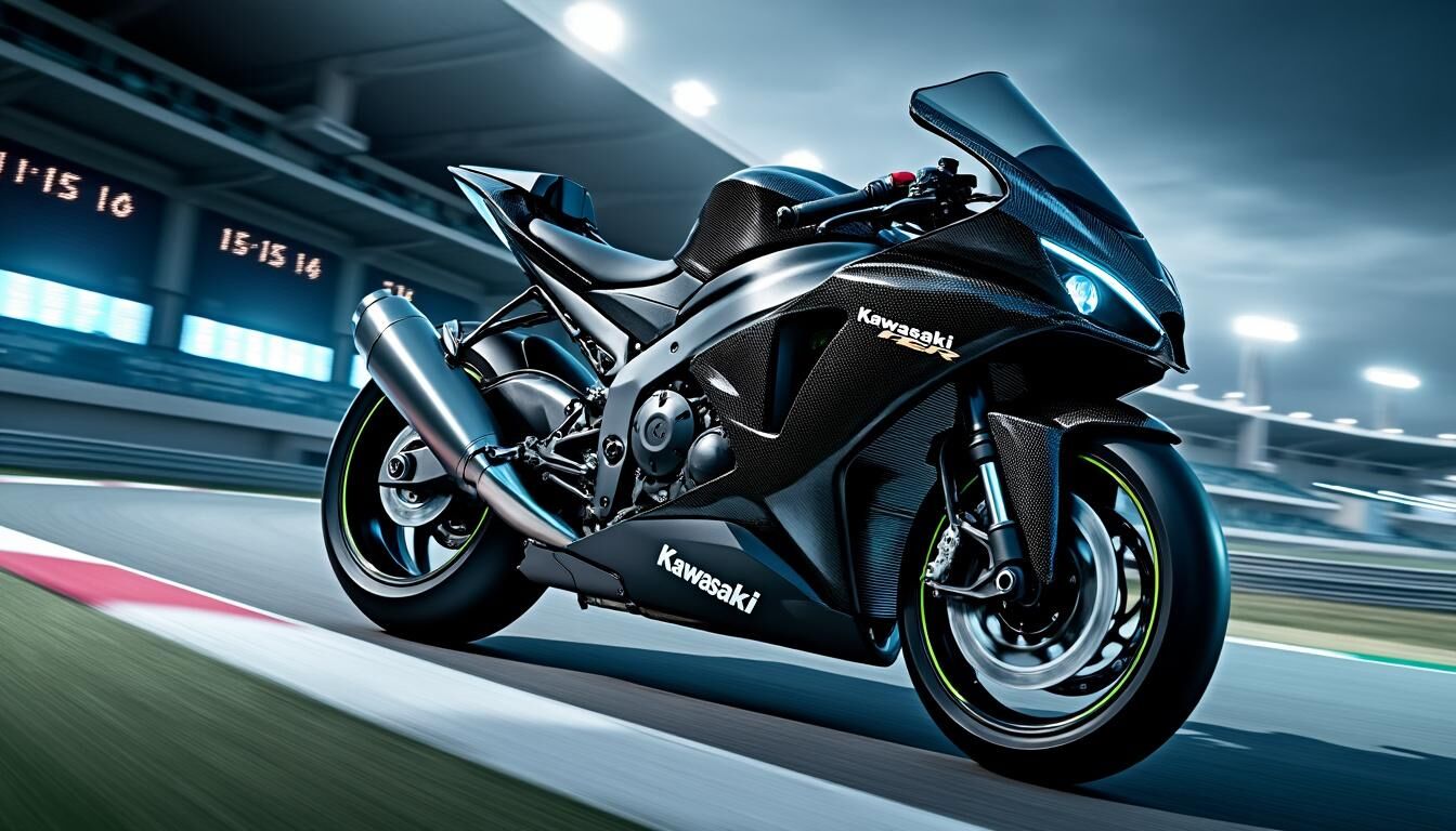 Découvrez la Kawasaki H2R, sa vitesse maximale impressionnante et une fiche technique détaillée. Plongez dans les performances de cette moto d'exception au design aérodynamique et aux caractéristiques haut de gamme.