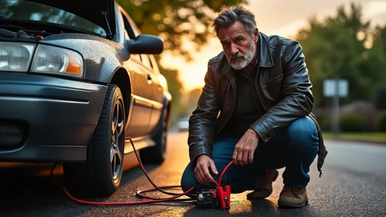 démarrer voiture pince