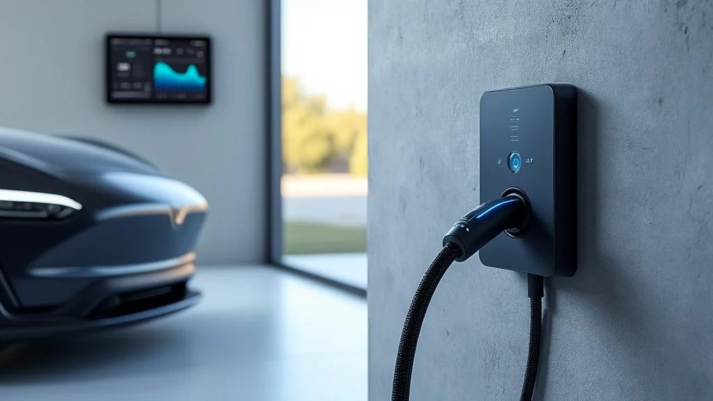 Prise renforcée voiture électrique avec contrôle domotique pour recharge sécurisée et efficace
